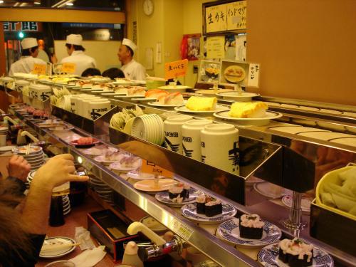 conveyor belt sushi. Sushi Belt