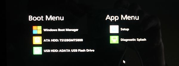 Boot Menu