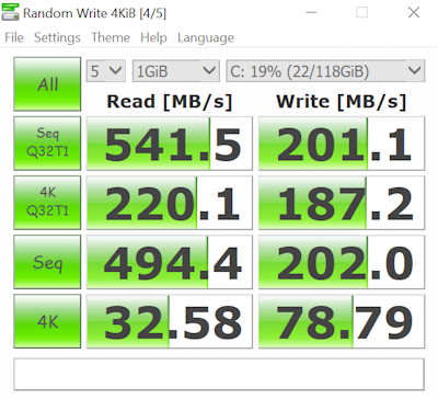 Miix 700 Transcend SSD Benchmark CLIPPED