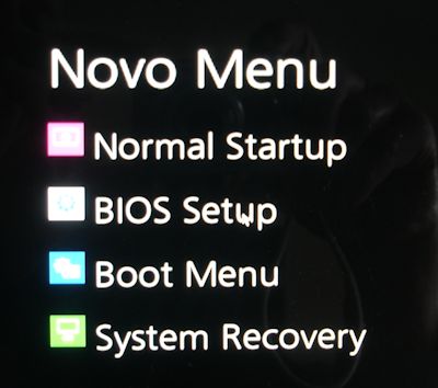 Novo Menu